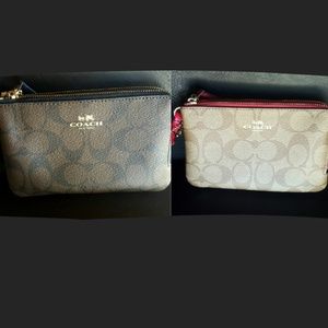 Lot of 2 Coach Wristlets